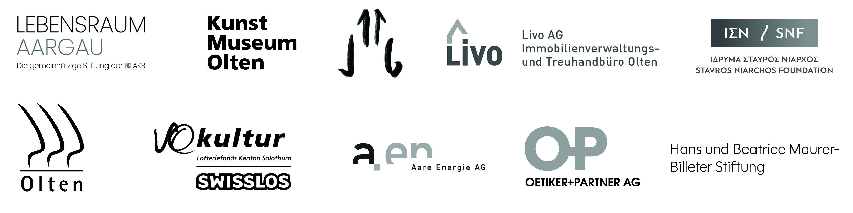 Logos of the supporting organisations